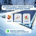 thumbnail image 2 of Swimline Hydrotools Winter Leaf Net, Cover for 16x24’ Above Ground Pool, 20x28’, Black, 2 of 7