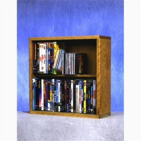 Wood Shed 215-18 Combo Solid Oak 2 Row Dowel CD-DVD Cabinet Tower Wood Shed 215-18 Combo Solid Oak 2 Row Dowel CD-DVD Cabinet Tower
