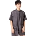 thumbnail image 1 of EeaseCA Hair Dye Clothes Simple Hair Treatment Short Sleeve Work Clothes for Man Woman (Grey M), 1 of 7