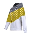 thumbnail image 3 of Xijirk Women's Sweatshirts Long Sleeve Hooded Solid Color Casual Cozy Lined Women's Sweatshirts for Cold Season,Yellow,M, 3 of 6