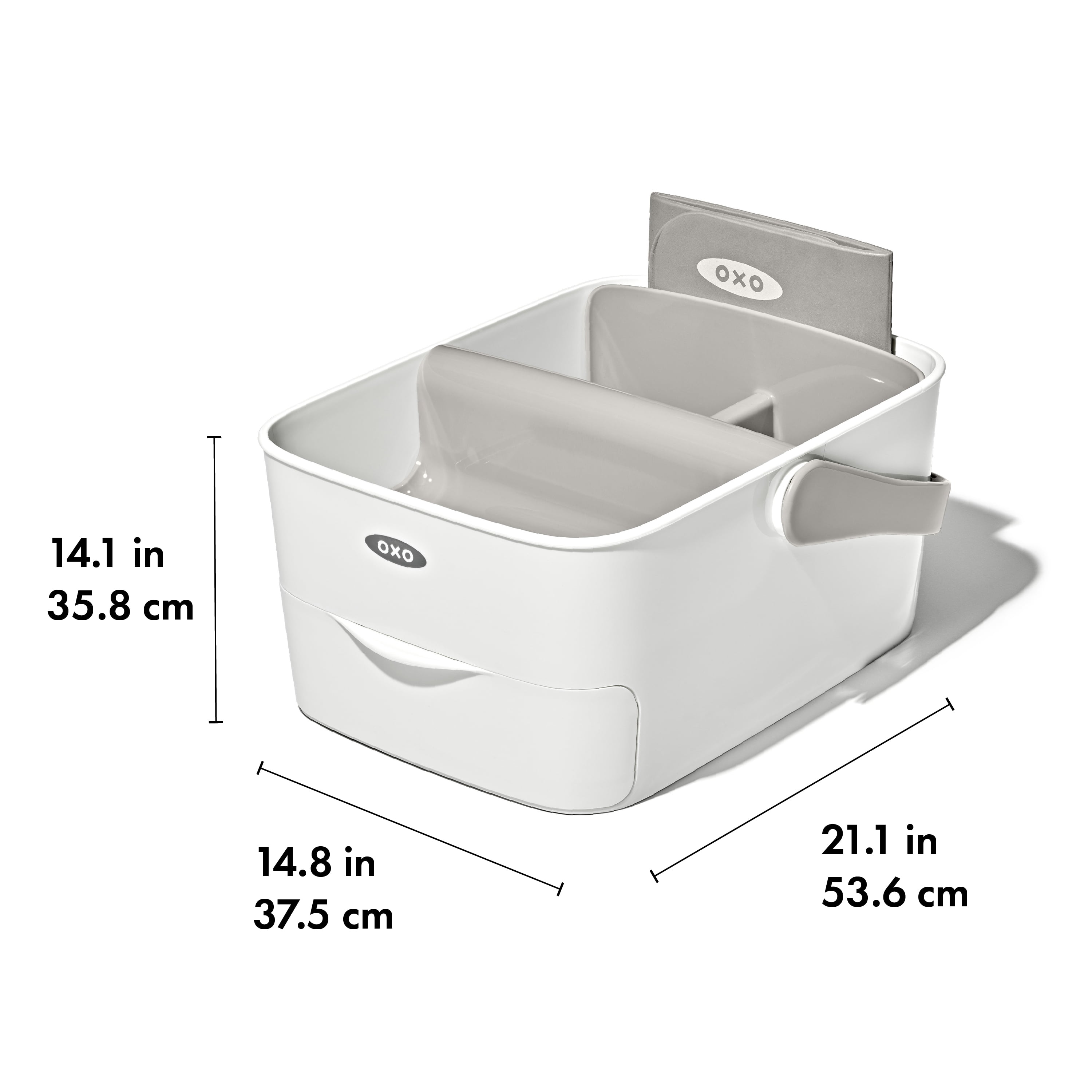 OXO Tot Diaper Caddy for Infants 0–12 Months, Gray