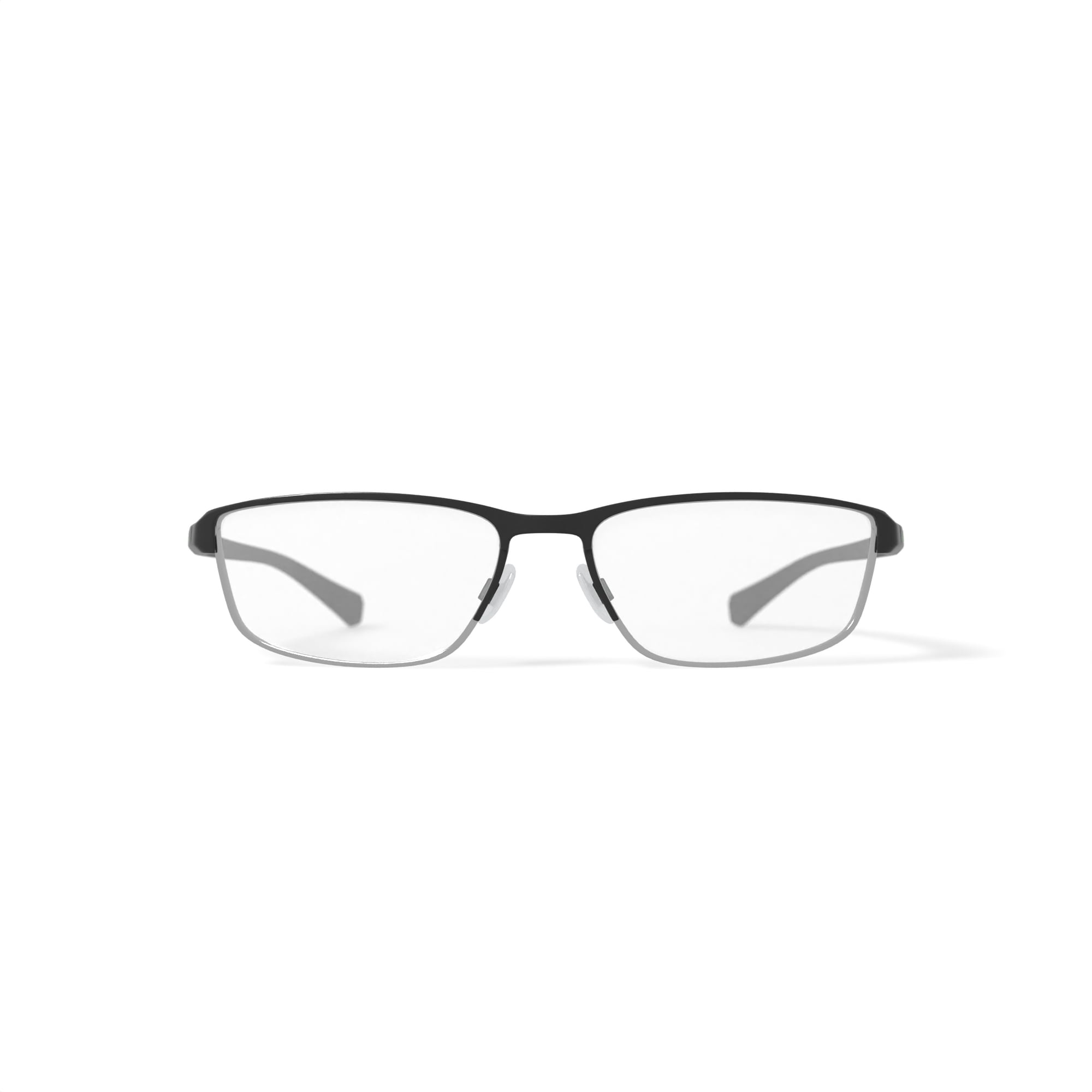 Nike Men's 8097G Prescription Eyeglasses with Case, Satin Black