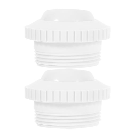 LEORX 2Pcs White Plastic Spa Eyeball Jet Smooth Fitting
