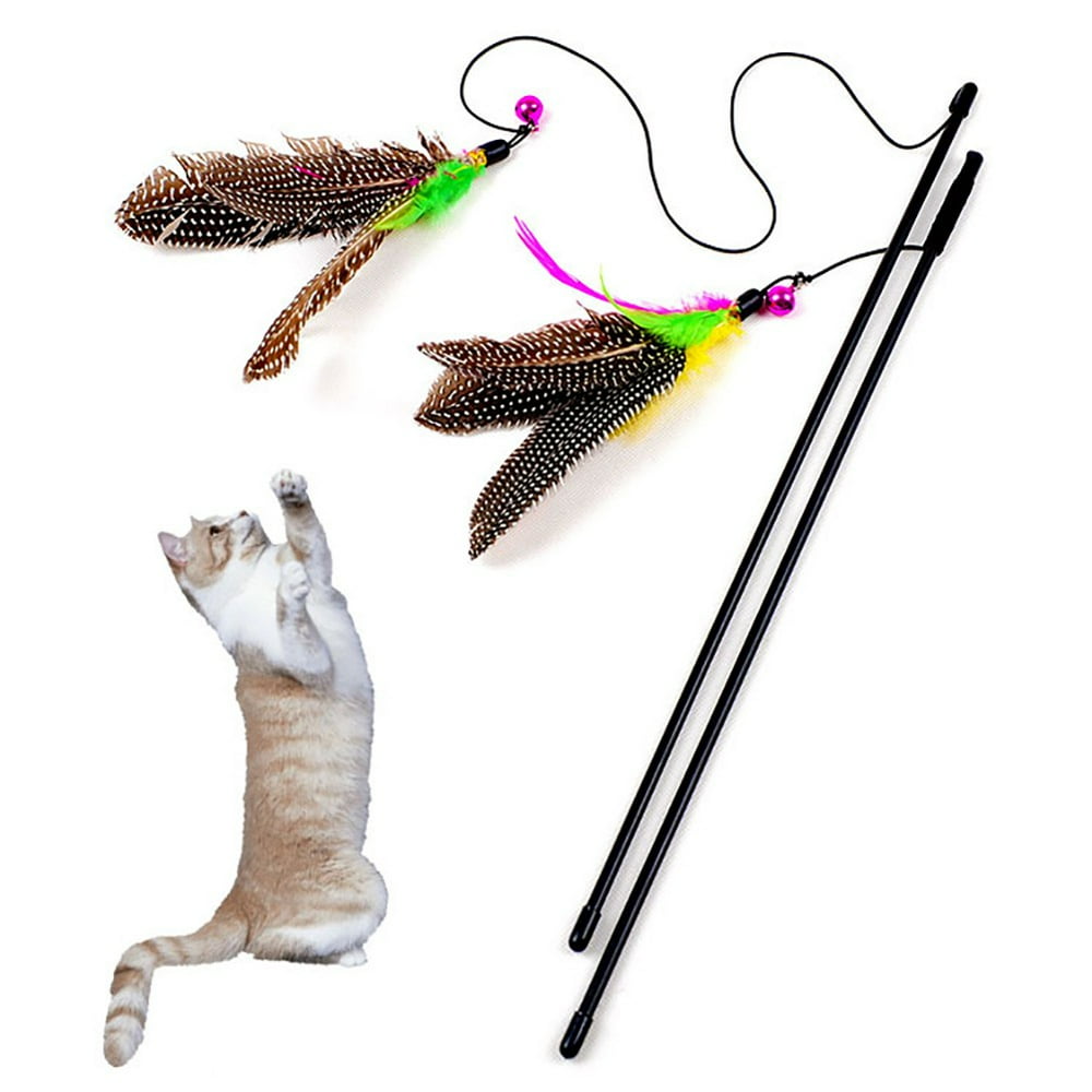 feather waggler cat toy