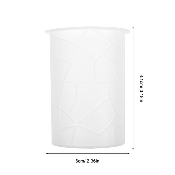 MLINS 2-Pack Silicone Pillar Candle Molds for Crafts, Pillar Shaped Candle Making Mold Set for Handmade Statues