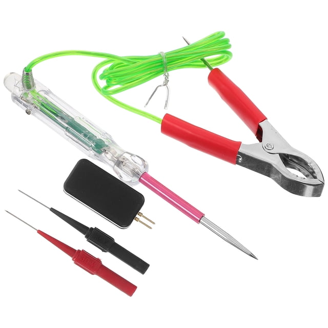 OULII 1Set Automotive Test Light with LED Circuit Tester for Car Voltage and Circuit Polarity Detection