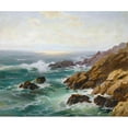 thumbnail image 3 of Constantin Westchiloff 17x15 Black Modern Framed Museum Art Print Titled - Seascape, 3 of 5