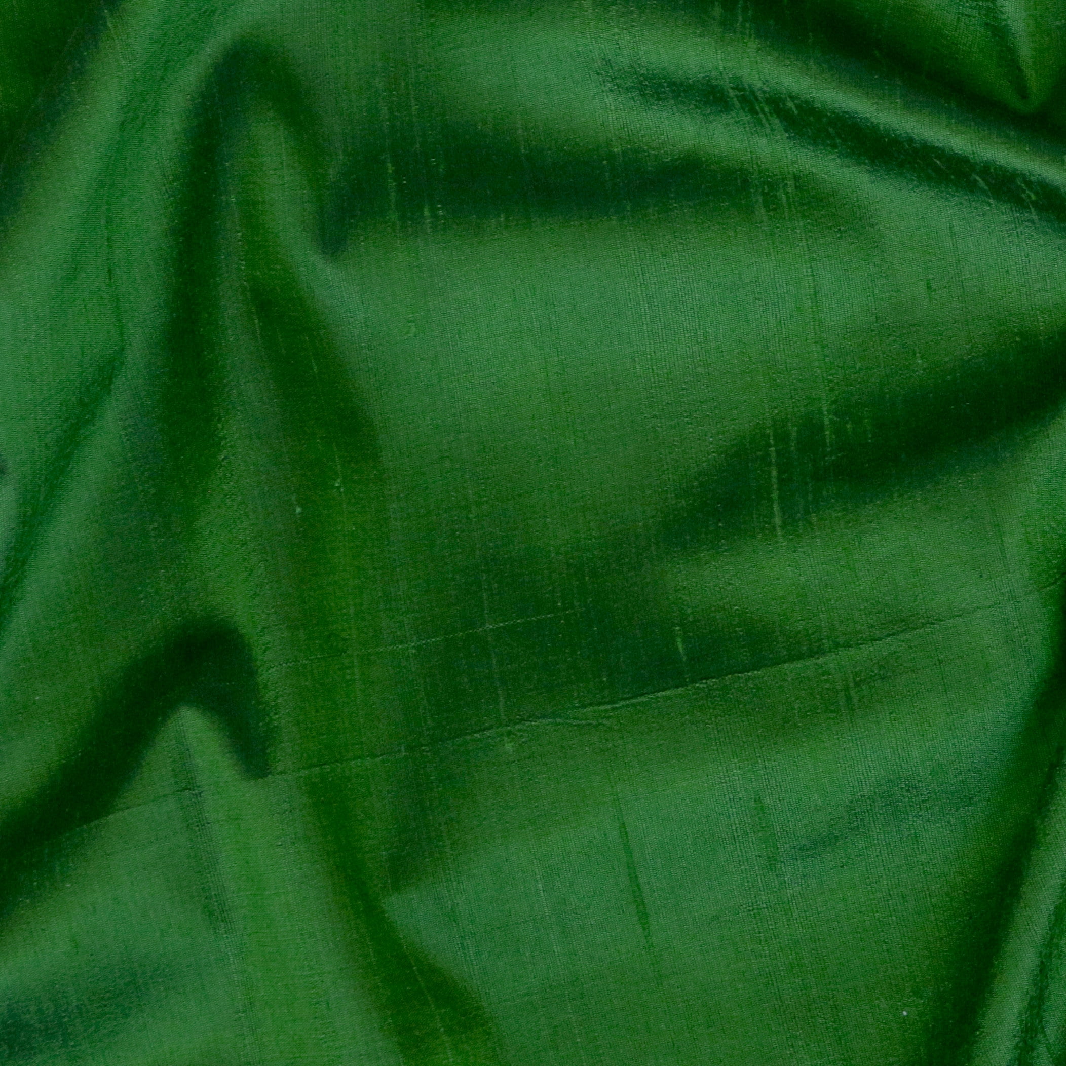 Fabric Mart Direct Forest Green Silk Dupioni Fabric By The Yard, 41 inches or 104 cm width, 15 Continuous Yards Green Silk Fabric, Slubbed Silk Dupioni, Bridal Dress Wholesale Silk Dupioni Fabric