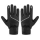 thumbnail image 1 of Advancent Guantes de bicicleta impermeables antideslizantes guantes de ciclismo absorción de golpes mitones cálidos de felpa al aire libre guantes de Ciclismo Negro M Advancent OD000948-01B, 1 of 6