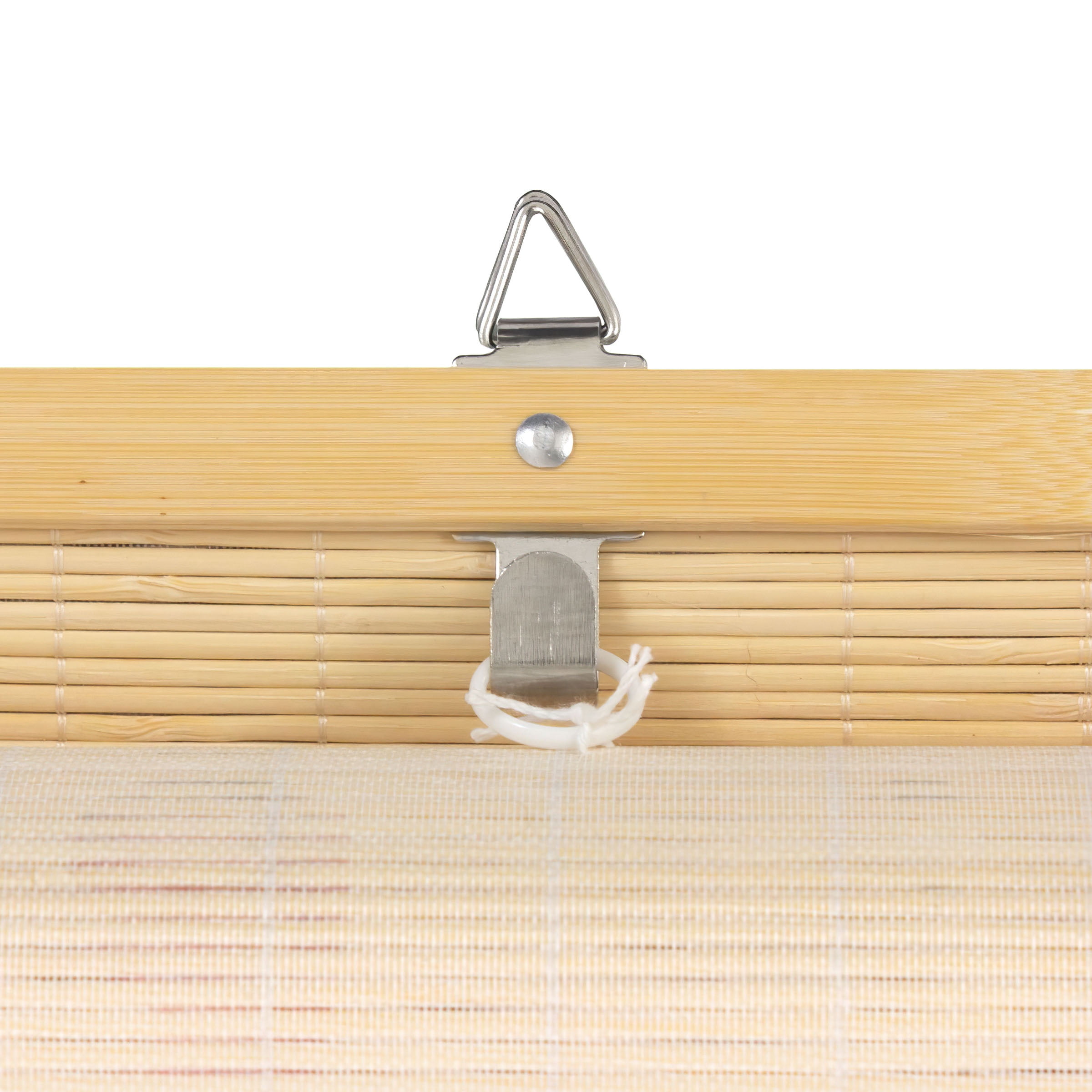 Red Lantern Bamboo Window Shade Blind - Calligraphy 36" W