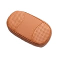 thumbnail image 4 of Cojín genérico para rodillas de coche, de piel sintética, con esponja, moderno, universal, antideslizante y elegante. Naranja, 4 of 9