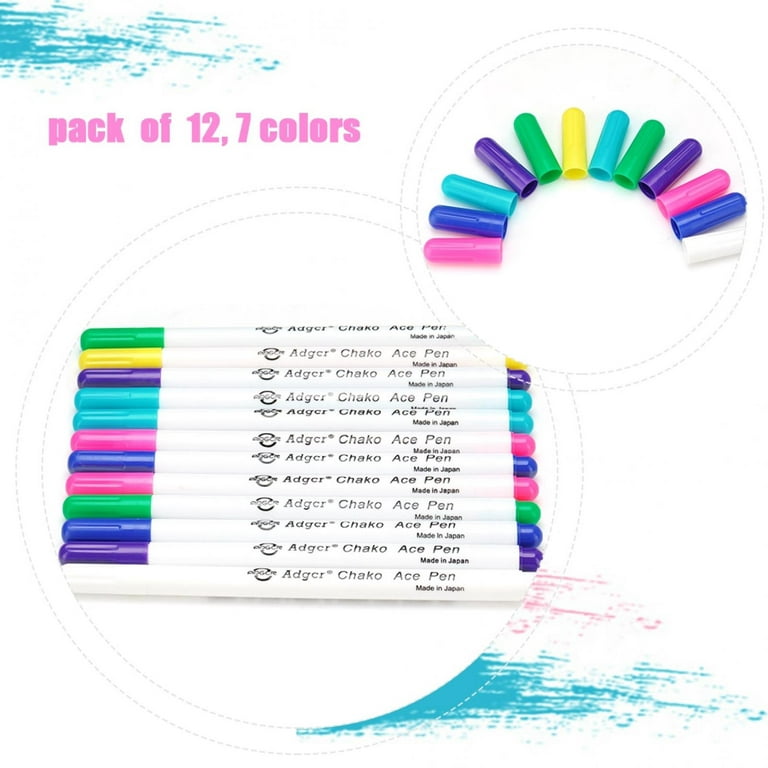 1/4Pc Water Soluble Pens Cross Stitch Water Erasable Pencil Fabric