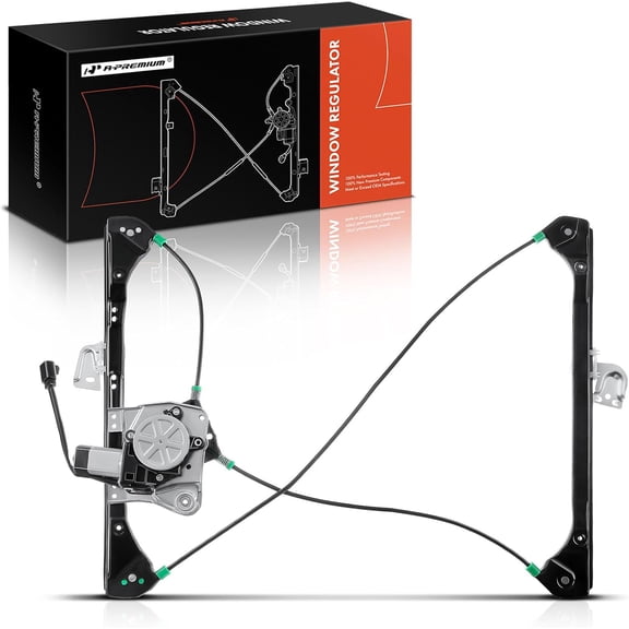 A-Premium Power Window Regulator with Motor Compatible with Oldsmobile Alero Pontiac Grand Am 1999-2005 Coupe 2-Door Front Left Driver Side