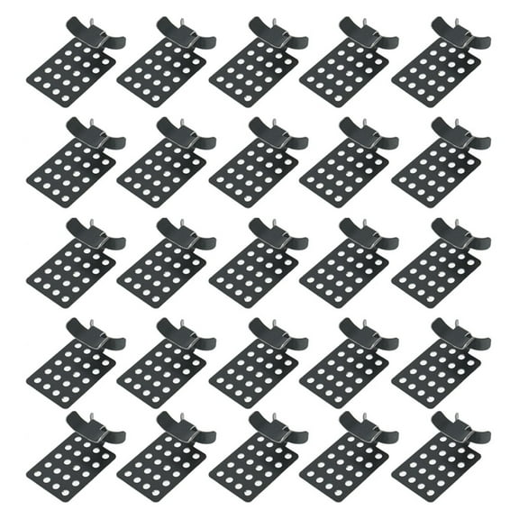 25 Pack Aluminum Heat Cable Roof Clip for Roofs Heat Cable and Ice Dam Heat Tape