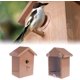 thumbnail image 4 of Casa para pájaros con ventosa fuerte, casa para pájaros de madera, ventana transparente, comedero para pájaros, jaula nido para pájaros al aire libre, 4 of 5