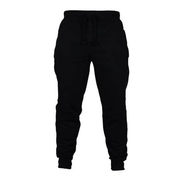 mens joggers elastic bottom