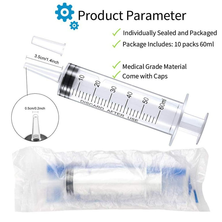 Buy 3 Pack 100ml Large Plastic Syringe With 3.2ft Handy Plastic Tubing And Luer Connections Tubing Connnector For Scientific Labs Measuring Watering Refilling Filtration Feeding