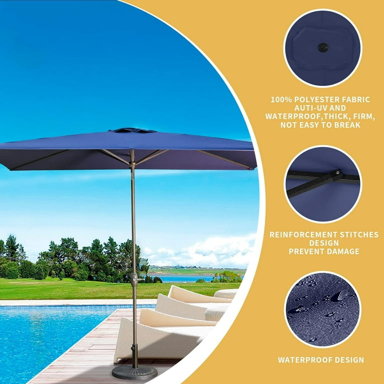 eliteshade 9' 3-tiered sunbrella patio umbrella. Amazon.com : EliteShade USA 10-Year-Non-Fading 9ft 3-Tier Market Patio  Umbrella, Commercial Grade Outdoor Table Umbrella with Crank Open,  Windproof & UPF 50+ UV Protection, Heavy Duty Ventilation for Garden, Deck,  Pool, Backyard,
