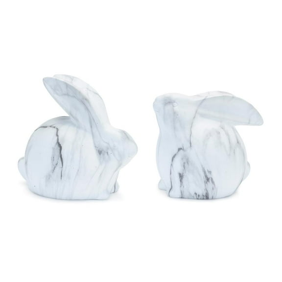 Melrose International LLC Rabbit (Set of 2) 5"H, 5.75"H Terra Cotta