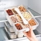 thumbnail image 5 of Moderna caja para refrigerios con tapa y asa | Bandeja para servir con divisiones para frutas, verduras, galletas y condimentos | Organizador portátil para refrigerios para fiestas y picnics, 5 of 9