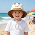 thumbnail image 5 of KPOPLK Unisex Baby Sun Hat UPF 50+ UV Ray Sun Protection Infant Toddler Bucket Hats for Boys Girls Age 1-3 Years, 5 of 7