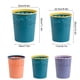 thumbnail image 5 of Kearding Household bathroom, living room, Nordic uncovered pressure out garbage ring classification bin, hollowed garbage Suministros de limpieza para el hogar rojo naranja Bote de basura pequeño, 5 of 6