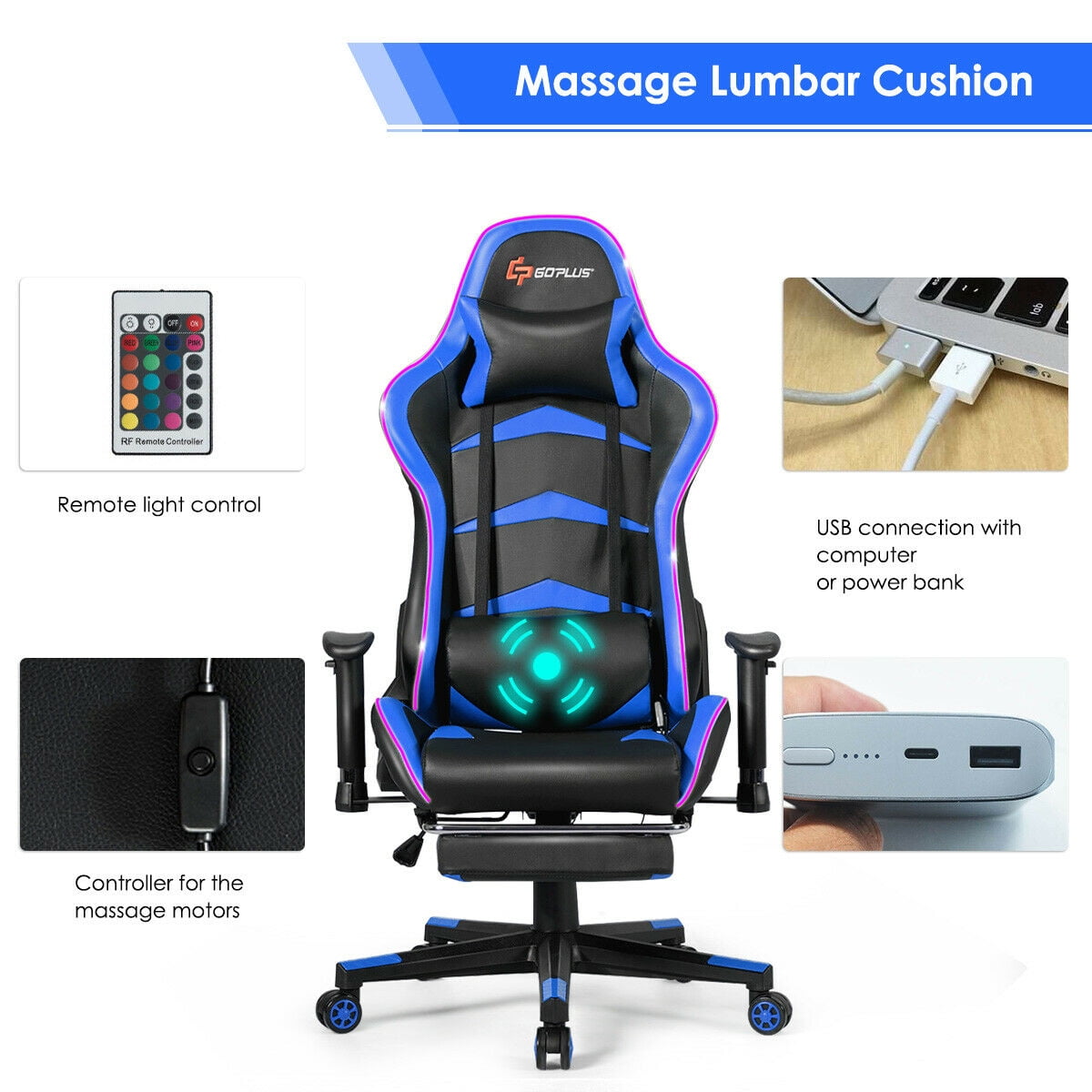 led game chair