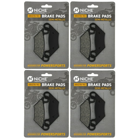 Niche Semi-Metallic Brake Pad Set for Polaris Sportsman 500 850 1911279 UTV 519-KPA2224D