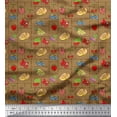 thumbnail image 1 of Soimoi Rayon Fabric Mix Fruits Decor Fabric Printed Yard 56 Inch Wide, 1 of 3