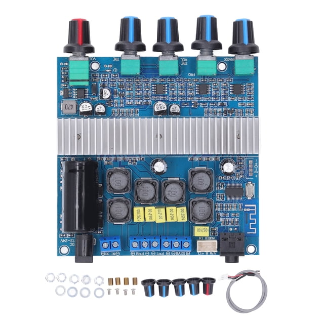 Amplificador de potencia digital TPA3116D2, chip de 3 canales, Bluetooth 4.2, placa de audio para altavoz, 12-24 V