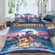 thumbnail image 2 of Los Inseparables Conjunto de sábanas temático, trío de piezas, cómodo y amigable con la piel, diseño único, regalo de decoración para el hogar para familiares, amigos y fans,140cm *210cm, 2 of 6