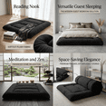 thumbnail image 6 of LIFERECORD Japanese Floor Mattress Twin, Foldable Futon Mattress with Washable Cover, Portable Roll Up Tatami for Dorm/Sleepovers, 6 of 8
