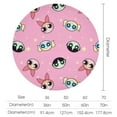 thumbnail image 2 of The Powerpuff Girls Round Tablecloth Print Decorative Table Cover Washable Table Cloths for Dining Party Picnic 36x36in, 2 of 8