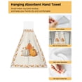 thumbnail image 4 of Cloth Cleaning Hanging Kitchen Towel Absorbent Microfiber Bathroom Household Towel Hand Ear Rabbit Eucalyptus Easter, 4 of 7
