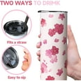thumbnail image 5 of valentine tumbler with Lid and Straw,Valentine''s Day Gifts for Wife Girlfriend Bride Skinny Tumbler, Wifey Stainless Steel Insulated Tumbler, Wife, Bride, Bride, 5 of 6