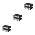 thumbnail image 1 of kurtrusly 2pcs/set Large Capacity Storage Bags For Closet Organization Reinforced HandleThe Handle Of Storage Black 3Set, 1 of 6