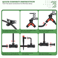 thumbnail image 3 of 230FT Drip Irrigation System Kit, Complete Garden Watering System with 1/2” & 1/4” Quick-Connect Tubing, 32 Adjustable Emitters for Raised Beds, Lawn, Greenhouse, Potted Plants, 3 of 7
