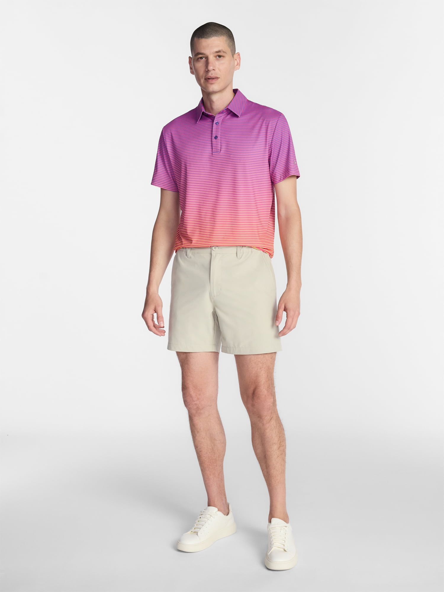 Birdie Bound Men's and Big Men's Golf Shorts, 6" Inseam, Sizes XS-5XL
