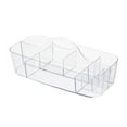 thumbnail image 4 of iDesign Clear Clarity Bath Tote, Large, 7" L x 14.5" W x 5.5" H, 4 of 9