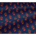 thumbnail image 5 of oneOone Viscose Jersey Fabric Leaves|Floral & Paisley Block Print Fabric BTY 60 Inch Wide, 5 of 5