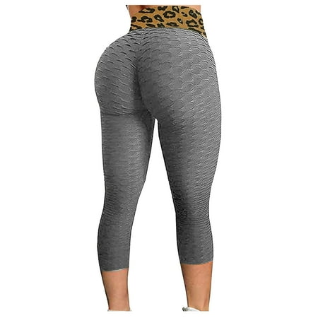 

Jeans for Women Yoga Pants Women Trendy Print Yoga Pants Large Size Casual High Waist Sport Pants Maternity Leggings Bell Bottom Jeans for Women Clearance Gray M