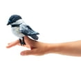 thumbnail image 4 of Finger Puppet Folkmanis Mini Chickadee blanco/negro/gris, 4 of 7