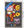 thumbnail image 3 of DC X Sonic The Hedgehog - Amy Lead With Your Heart Wall Poster, 14.725" x 22.375" Framed, 3 of 5