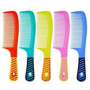 5 Pcs Combs for Women, Tooth Comb Set, Styling Essentials Round Comb with Handle