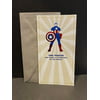 Captain America Money Gift Card Graduation Card w/Envelope Hallmark NEW