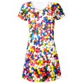 thumbnail image 1 of Halloween Sprinkles All Over Juniors V-Neck Dress, 1 of 2