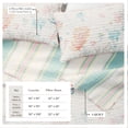 thumbnail image 3 of Coastal Quilt Set - Lightweight, Soft, All-Season - 3-Piece Reversible Bedding Set (King / California King, Coral Reef), 3 of 6
