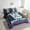 Dark Blue, variant on 7 Piece Ice Hockey Bed in a Bag Twin Size Sports Bedding Sets Teen Ice Hockey Field Print Comforter Set with Sheets Winter Sports Themed Bed Set Geometry Stripes Sheets