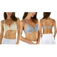 thumbnail image 3 of ToBeInStyle Women's Pack of 6 Random Assorted Print Wireless Bras - Basics - 36B, 3 of 7