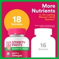 thumbnail image 5 of SmartyPants Women's Organic Multi & Vegetarian Omega 3 Gummy Vitamins with D3, C & B12 - 120ct, 5 of 11